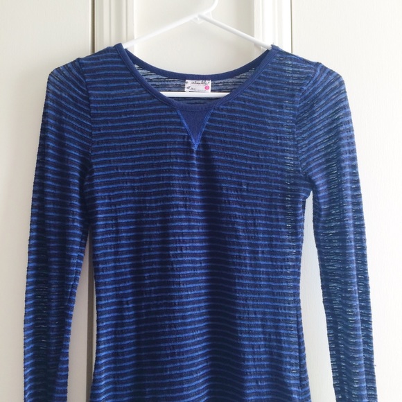 Free People Striped Mesh Long Sleeve Thermal - Picture 2 of 4